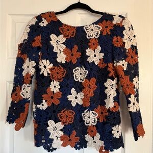 Sezane floral top, size XS, 34
